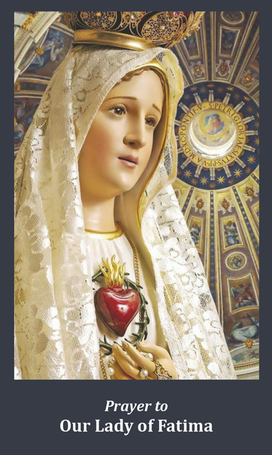 Fatima Centennial Commemorative Collector Series Prayer Card***BUYONEGETONEFREE***